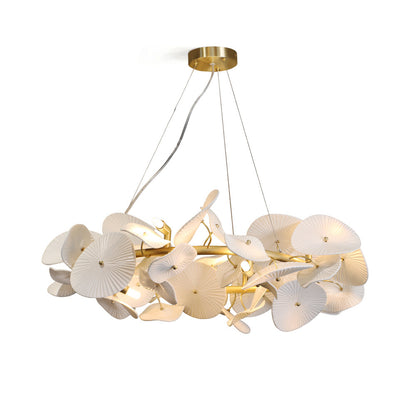 Ceramic Wreath Chandelier