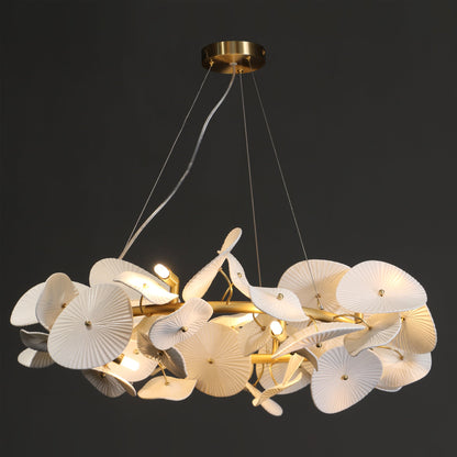 Ceramic Wreath Chandelier
