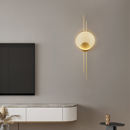 Circle And Line Wall Lamp