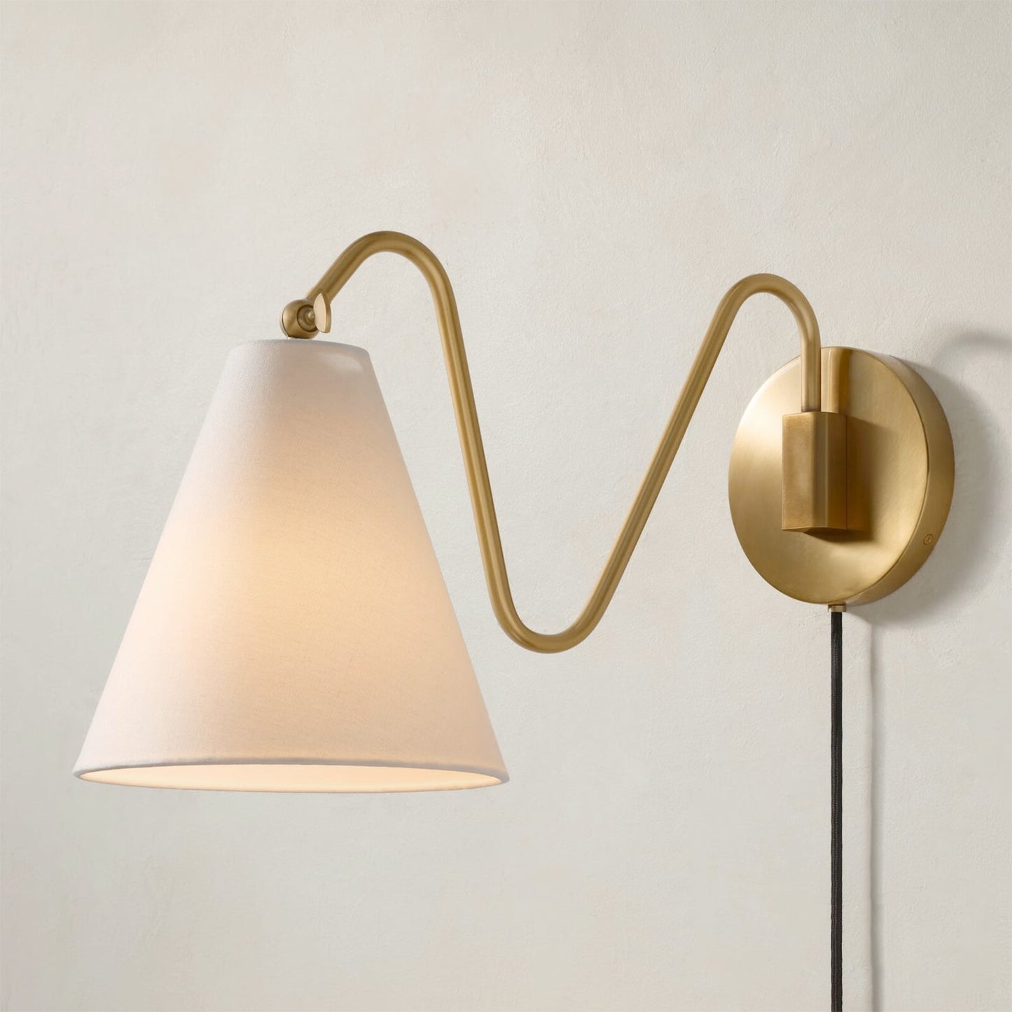Cleome Swing Plug In Wall Lamp