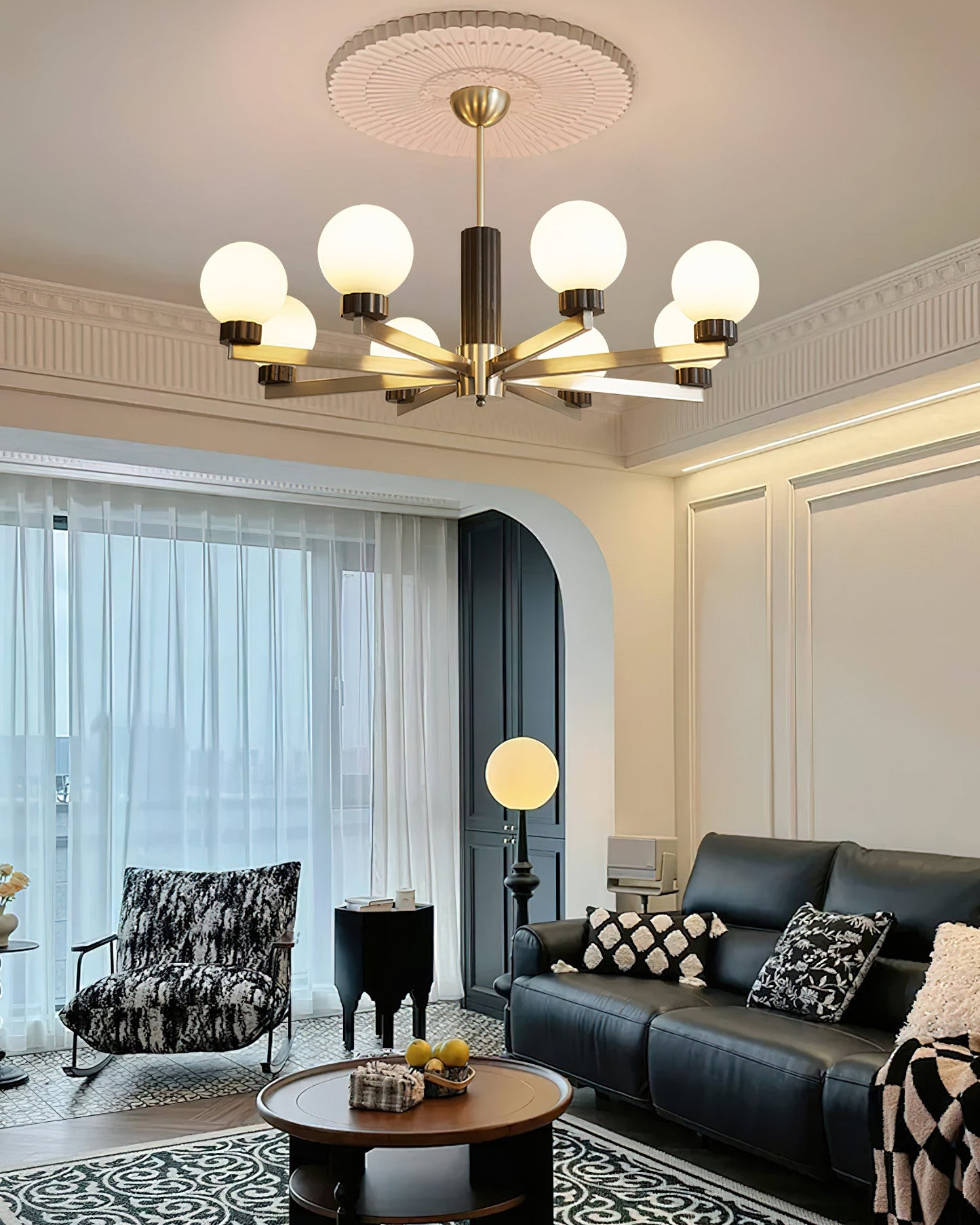 Cora Glass Chandelier