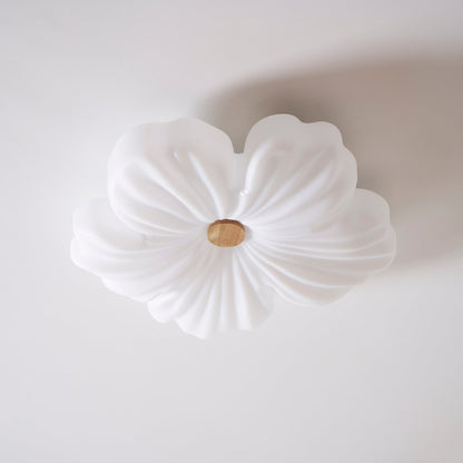 Cream Flower Ceiling Lamp