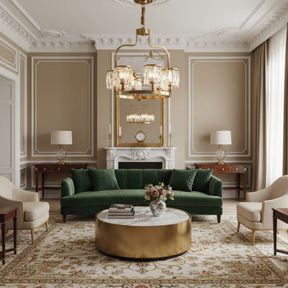 Crystal Bird Chandelier