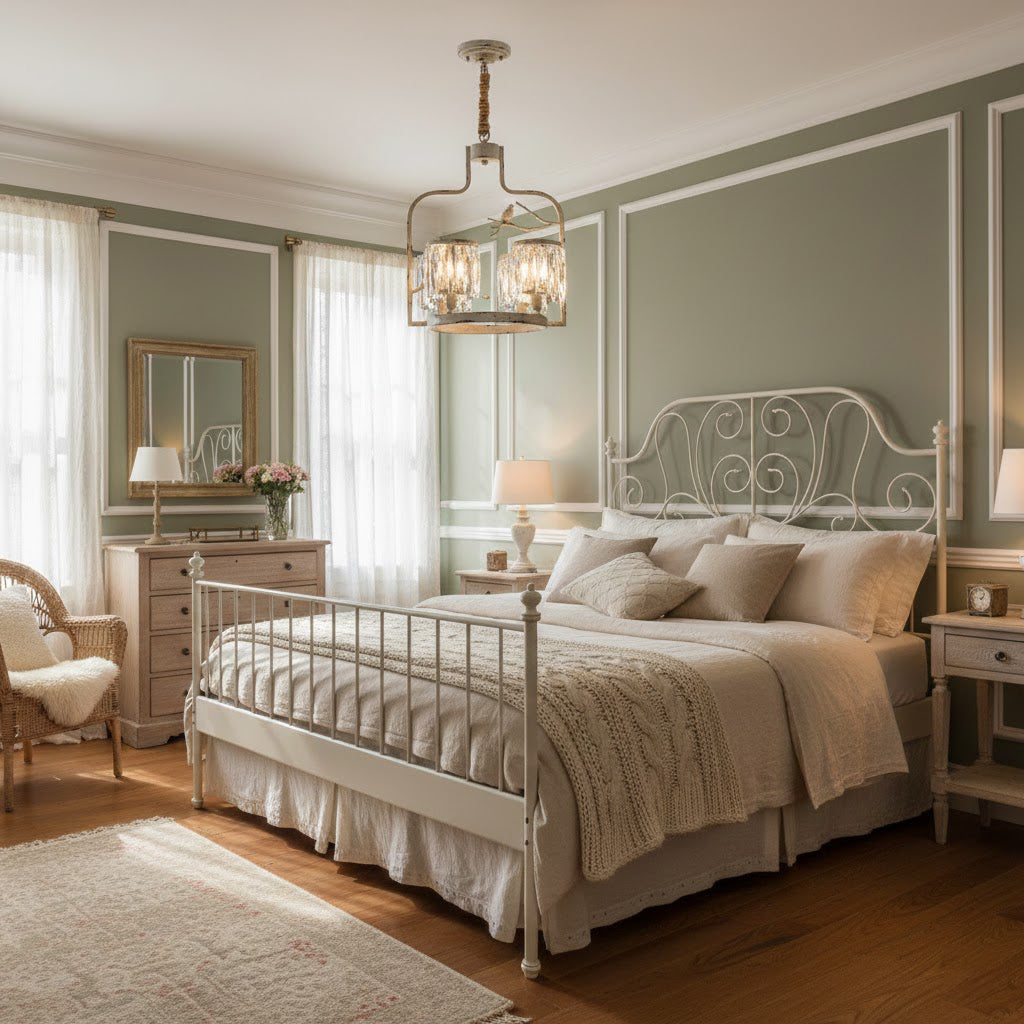 Crystal Bird Chandelier