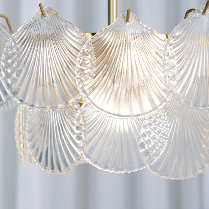 Shell Glass Chandelier