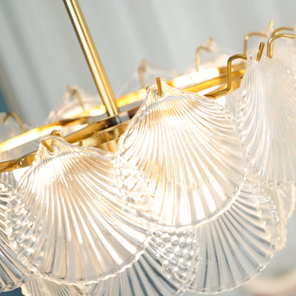 Shell Glass Chandelier