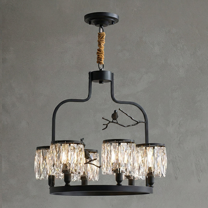 Crystal Bird Chandelier