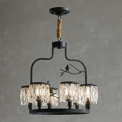 Crystal Bird Chandelier