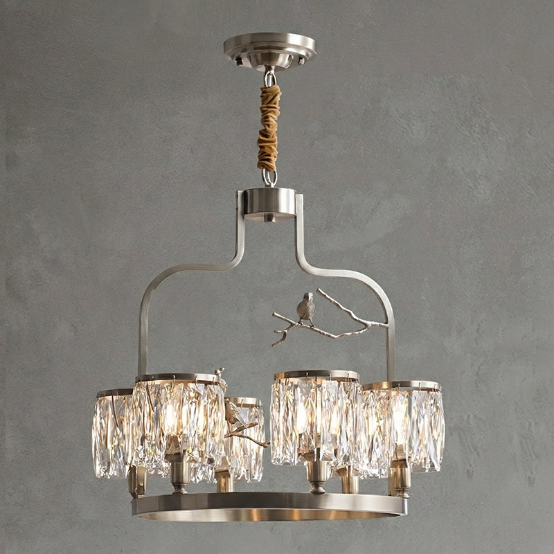 Crystal Bird Chandelier