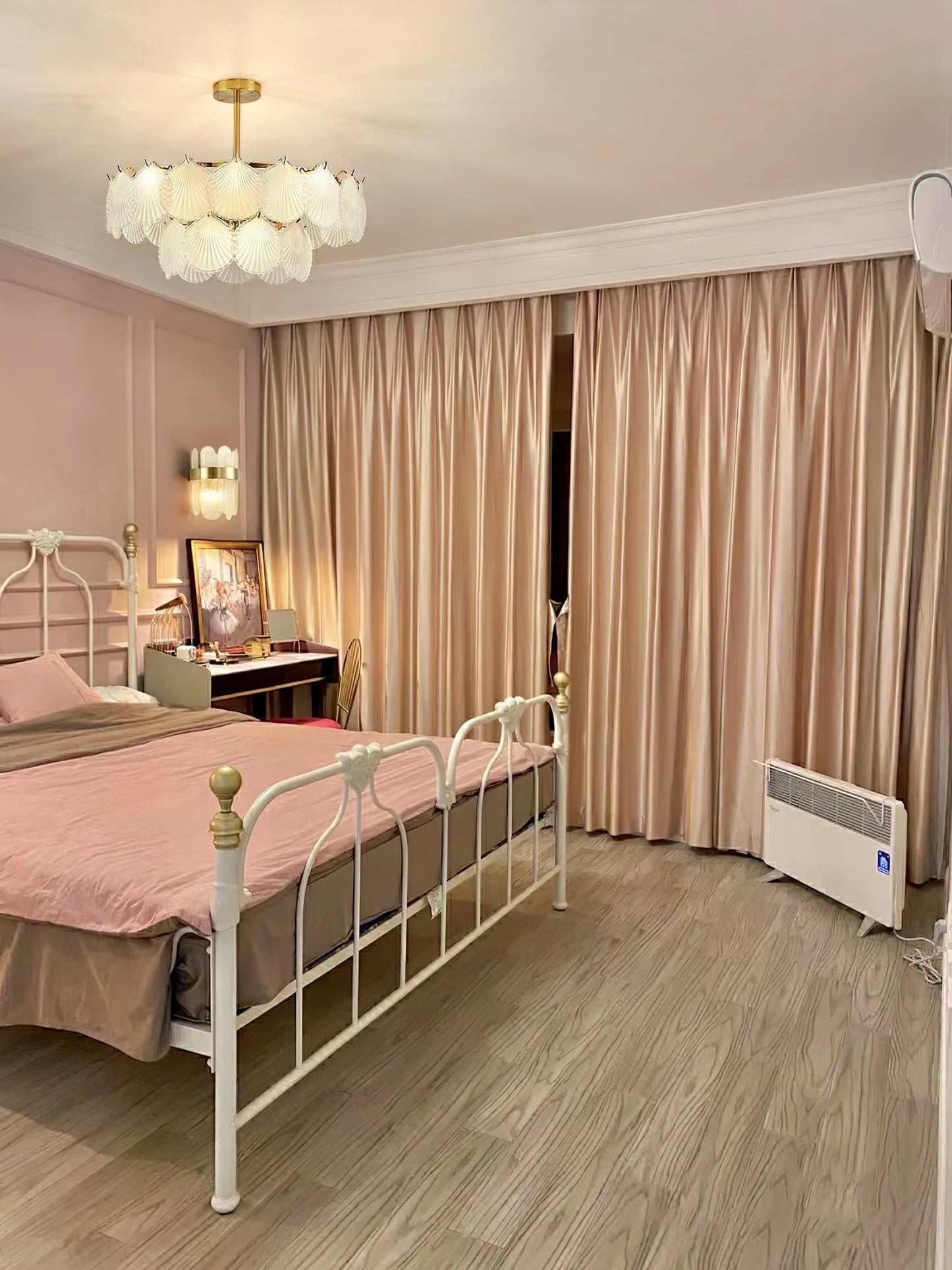 Shell Glass Chandelier