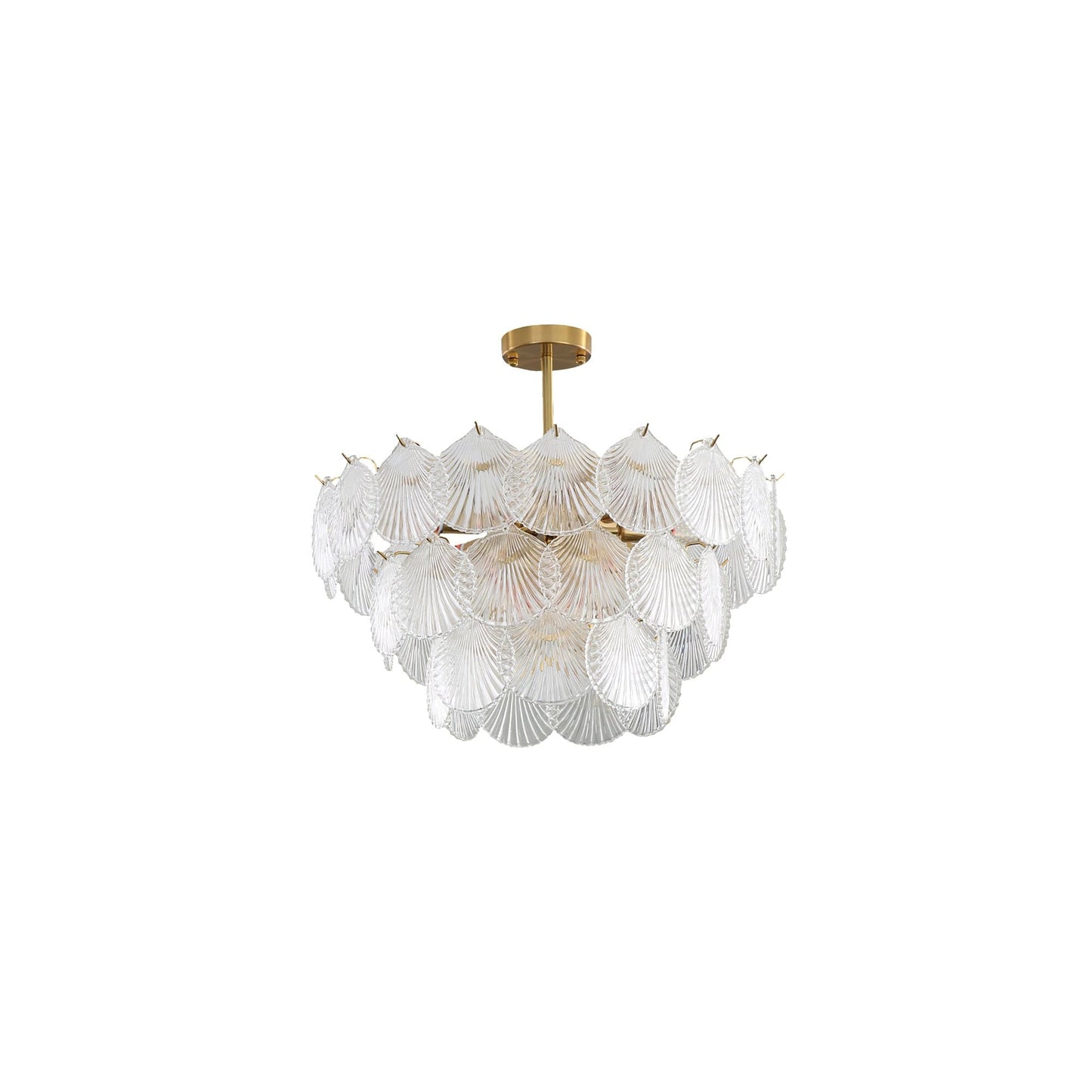 Shell Glass Chandelier