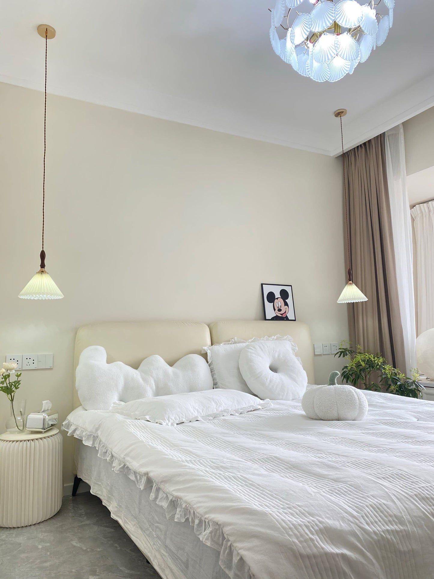 Shell Glass Chandelier