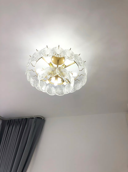 Shell Glass Chandelier