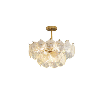 Shell Glass Chandelier