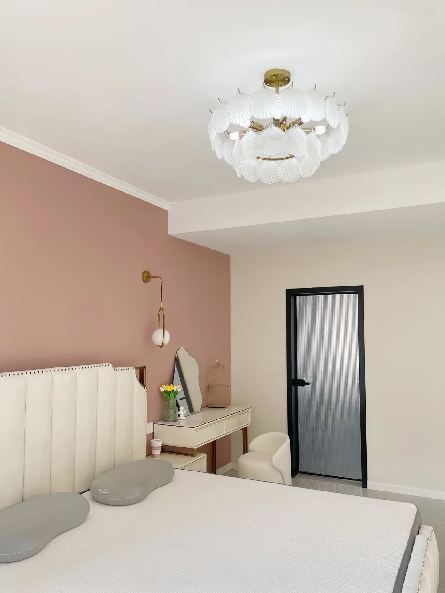 Shell Glass Chandelier