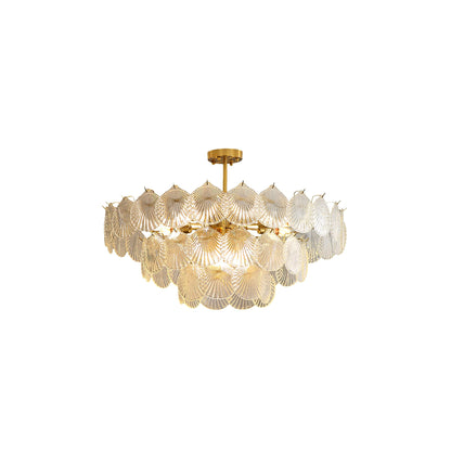 Shell Glass Chandelier