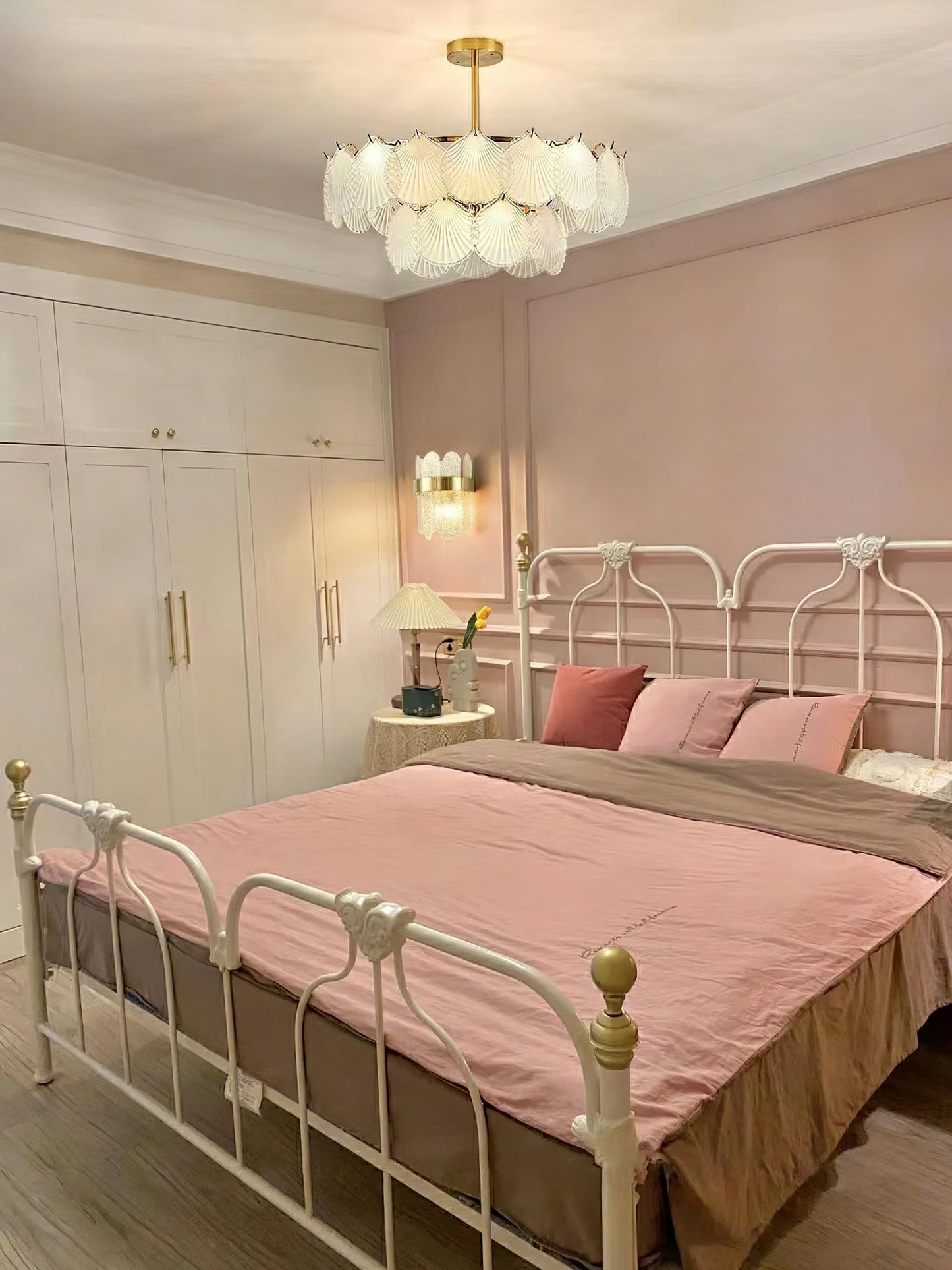 Shell Glass Chandelier