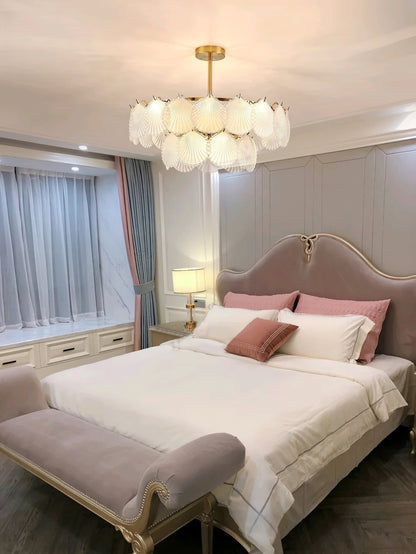 Shell Glass Chandelier