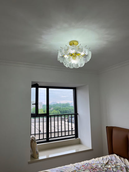 Shell Glass Chandelier