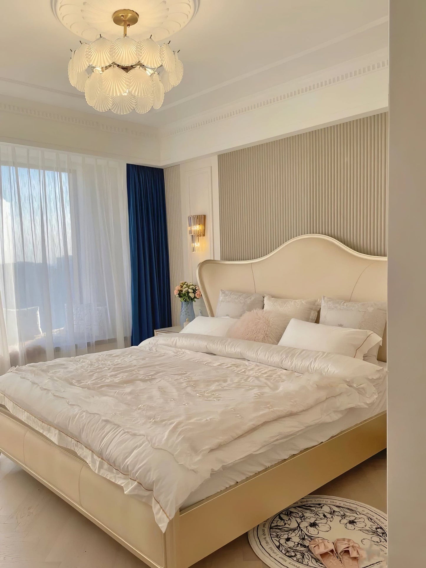 Shell Glass Chandelier