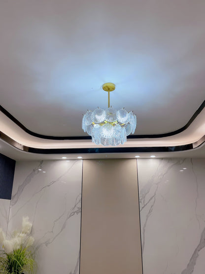 Shell Glass Chandelier