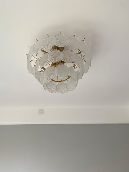 Shell Glass Chandelier
