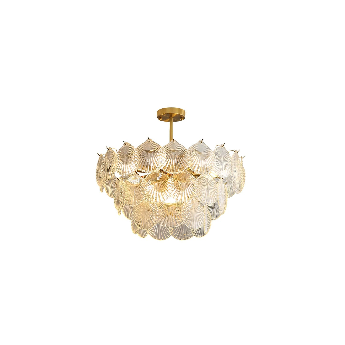 Shell Glass Chandelier