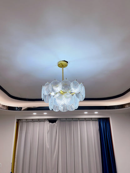 Shell Glass Chandelier