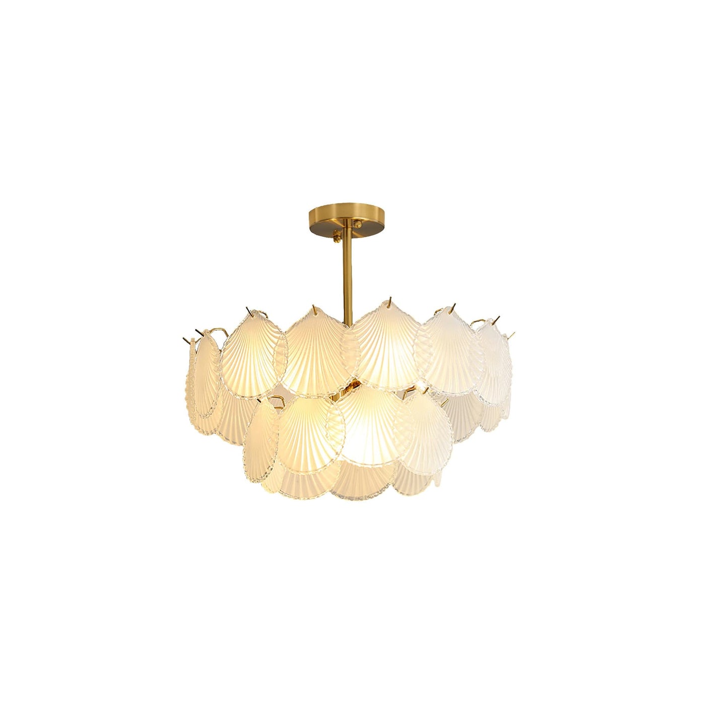 Shell Glass Chandelier