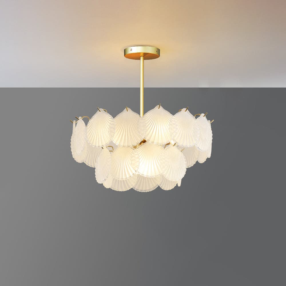Shell Glass Chandelier