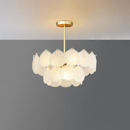 Shell Glass Chandelier