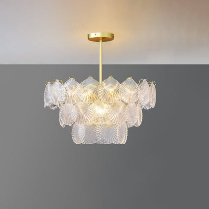 Shell Glass Chandelier