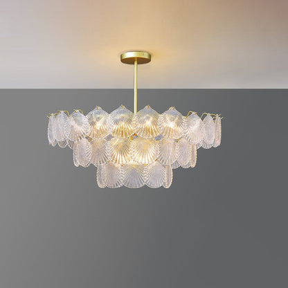 Shell Glass Chandelier