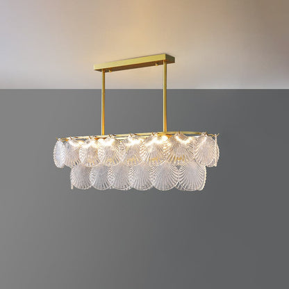 Shell Glass Chandelier