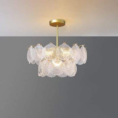 Shell Glass Chandelier