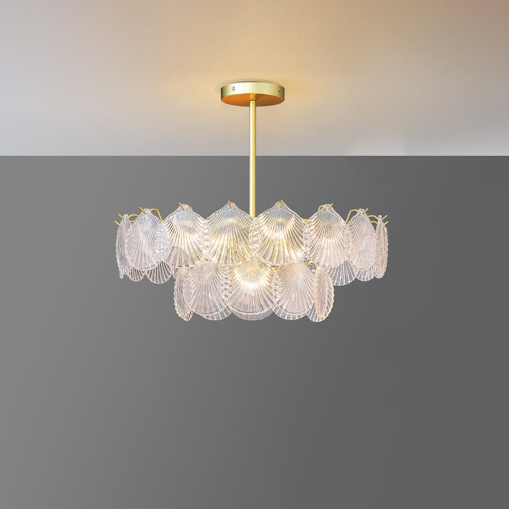 Shell Glass Chandelier