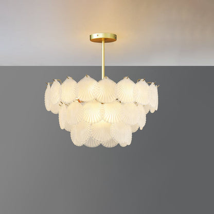 Shell Glass Chandelier