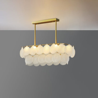 Shell Glass Chandelier