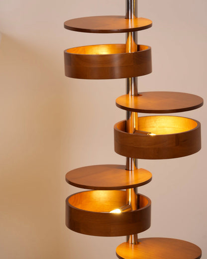 Cylindrical Flow Floor Lamp