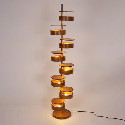 Cylindrical Flow Floor Lamp