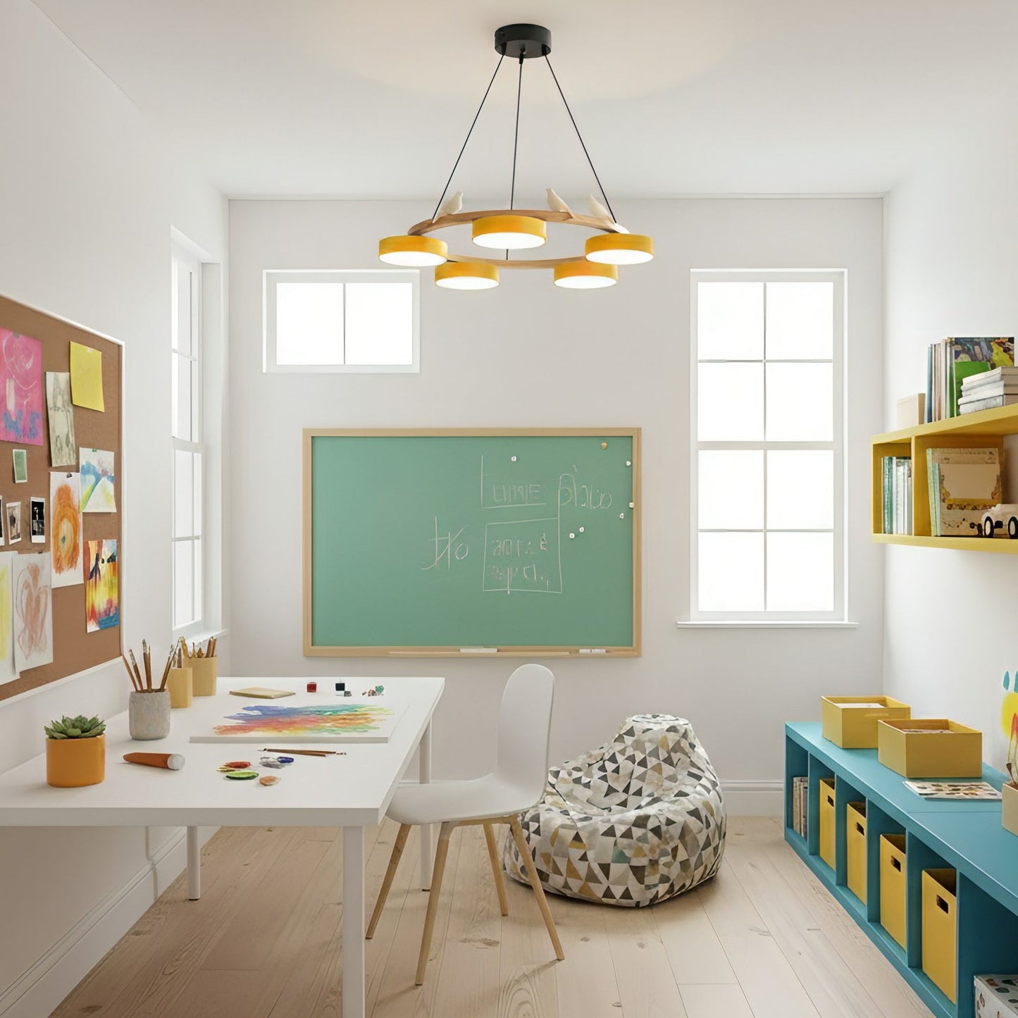 Sienna Bird Round Chandelier