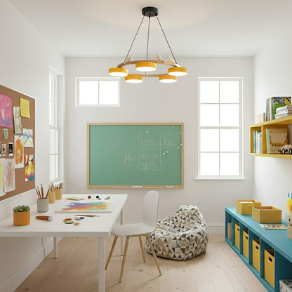 Sienna Bird Round Chandelier