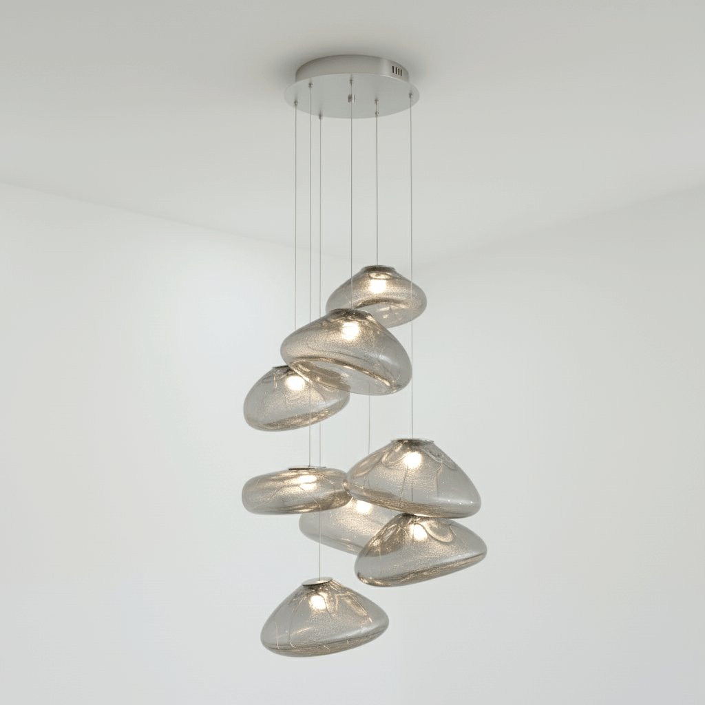 Random 73 Glass Pendant Light