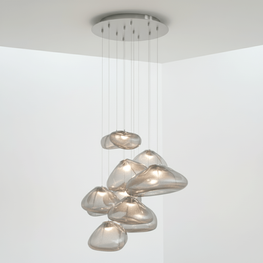 Random 73 Glass Pendant Light