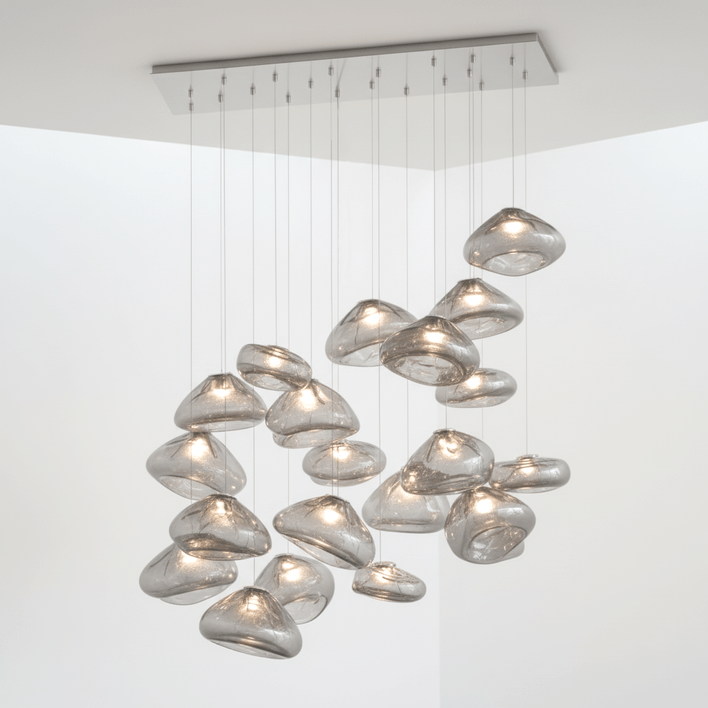 Random 73 Glass Pendant Light