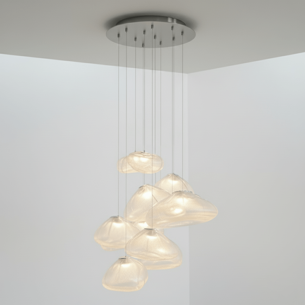 Random 73 Glass Pendant Light