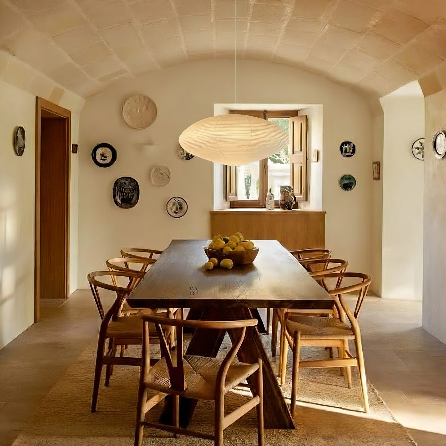 Rice Paper Pendant Light