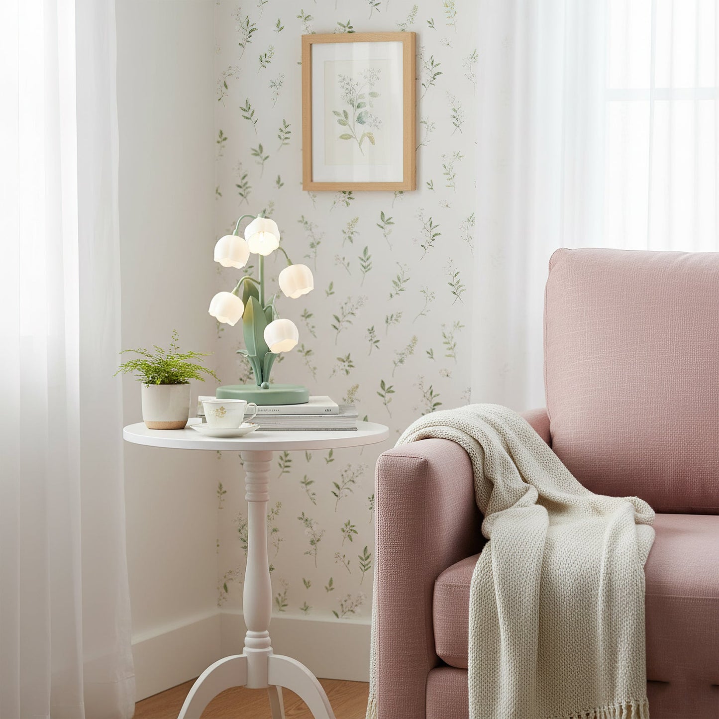 Bell Orchid Table Lamp