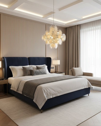 Medallion Glass Chandelier