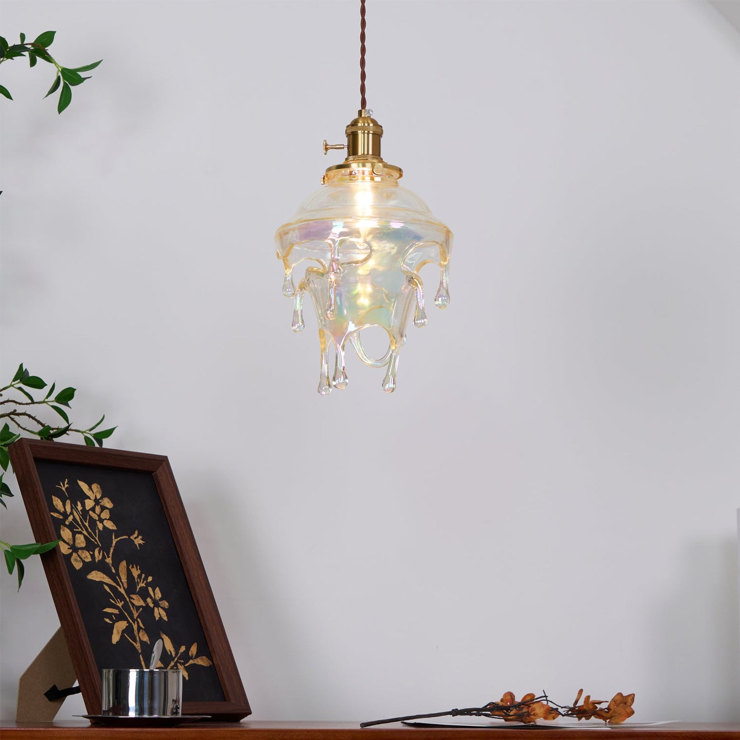 Water Droplets Resin Pendant Lamp